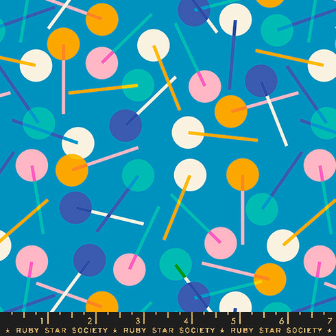 Eye Candy Lollies in Cerulean - Ruby Star Society Sold by the Half Yard